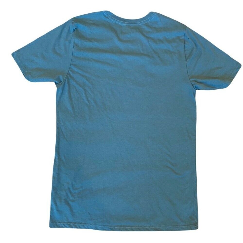 Hurley Mens Logo Blue T Shirt Short Sleeve Size M Medium - Surf / Skate Brand - Picture 2 of 2